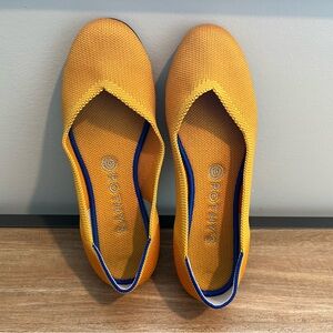 Rothy’s Flats, Yellow, size 8.5